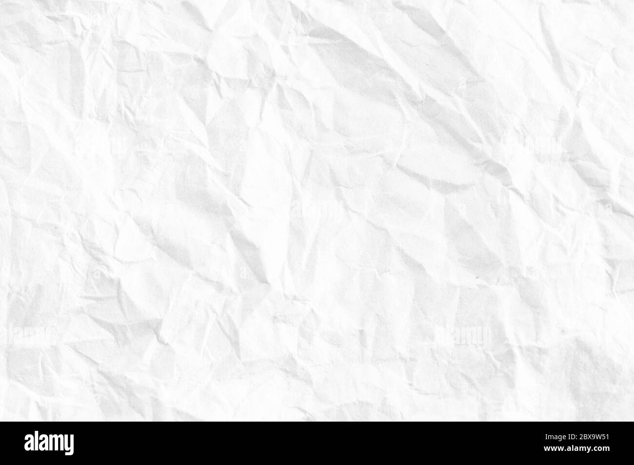 Textura de papel arrugado fondo blanco Fotografía de stock - Alamy