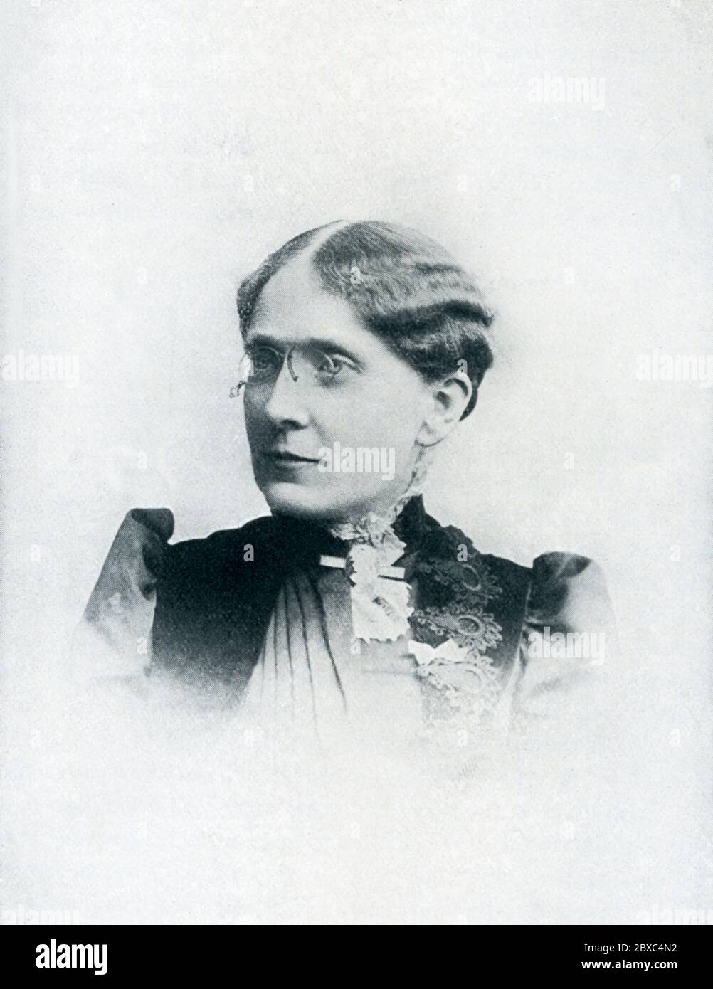 Frances Elizabeth Caroline Willard (1839-1898) fue una educadora estadounidense, reformadora de temperancia y sufragista de mujeres. Willard se convirtió en la presidenta nacional de Woman's Christian Temperance Union (WCTU) en 1879, y permaneció como presidenta hasta su muerte en 1898. Foto de stock