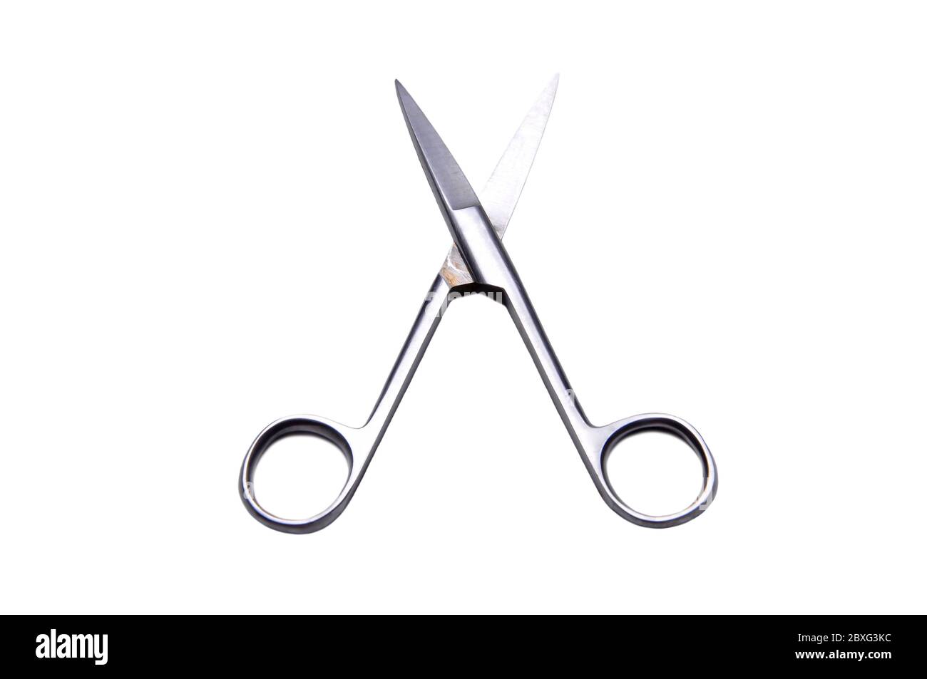Las tijeras Metzenbaum son tijeras quirúrgicas diseñadas para cortar tejidos  delicados Fotografía de stock - Alamy