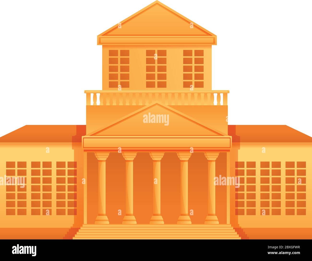 Icono de la casa del museo. Dibujos animados de casa museo icono vector  para diseño web aislado sobre fondo blanco Imagen Vector de stock - Alamy