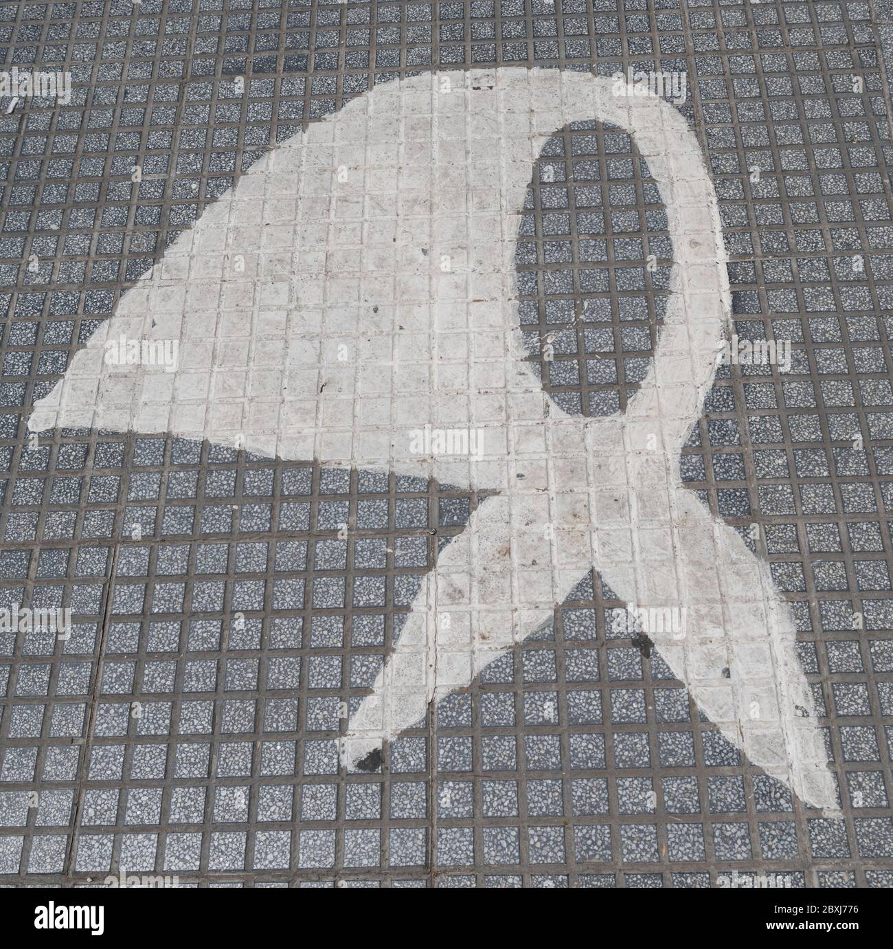 Buenos Aires, Argentina. Pañuelo blanco de cabeza símbolo de las madres del  movimiento Plaza de Mayo para sus hijos perdidos durante la dictadura  militar Fotografía de stock - Alamy