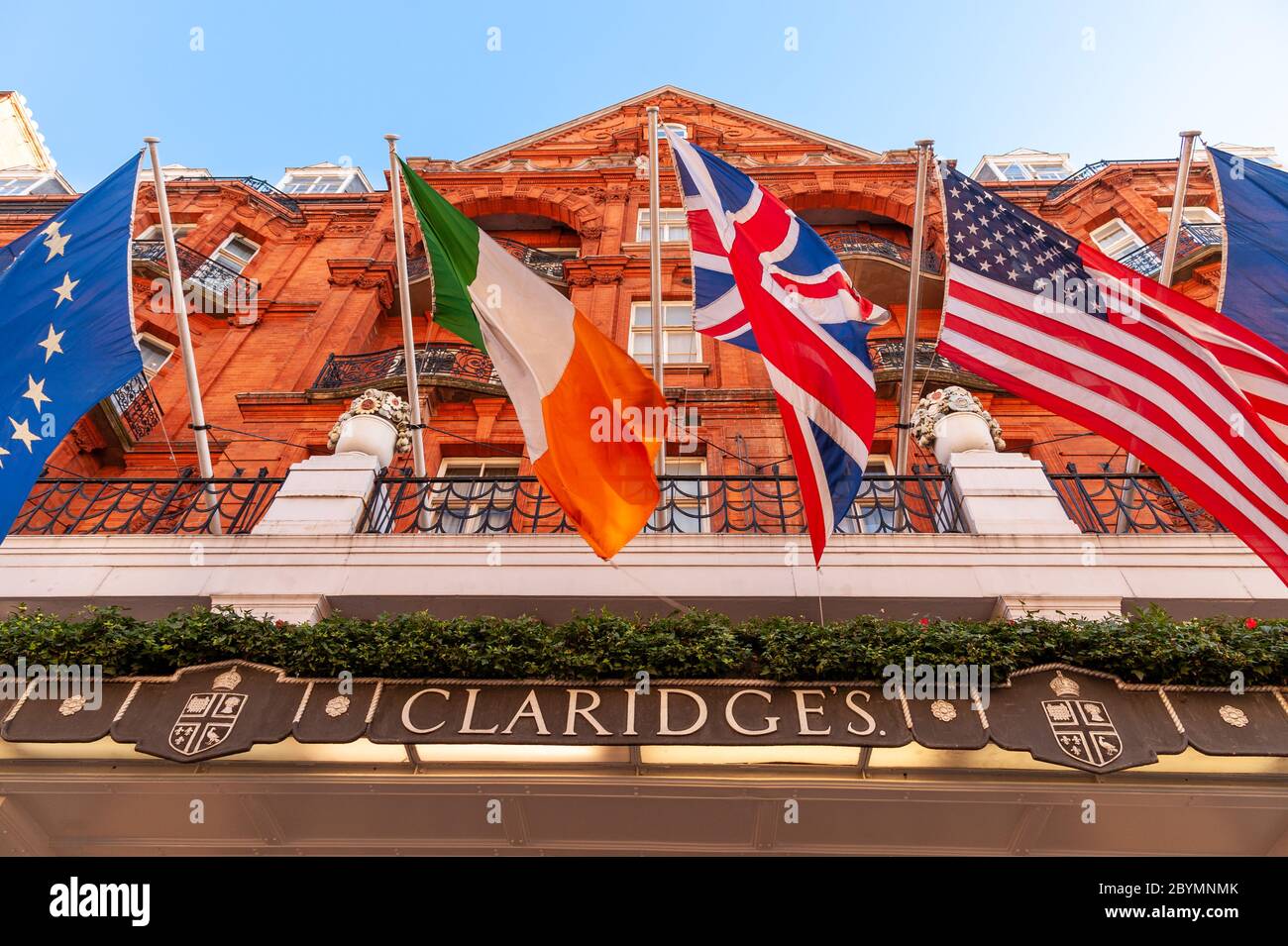 Claridges Hotel, Londres, Reino Unido Foto de stock