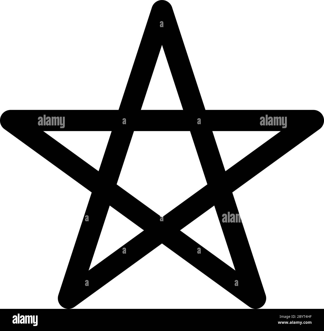 Brujería Estrella De Cinco Puntas Pendientes Verticales De Brujería Estrella De Cinco Puntas Pendientes Verticales De