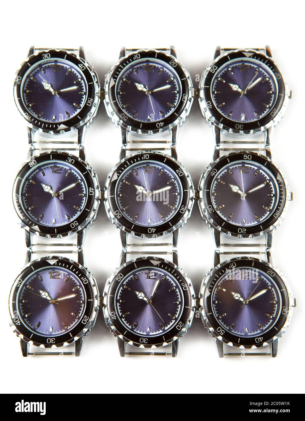 Relojes de pulsera Foto de stock