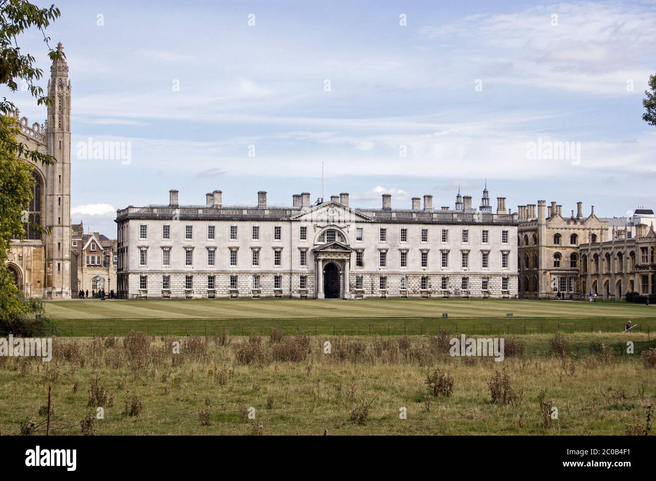 El edificio Georgian Gibbs', parte del King's College, Cambridge. El famoso poeta Rupert Brooke tenía habitaciones aquí. Parte de la Universidad de Cambridge. Foto de stock