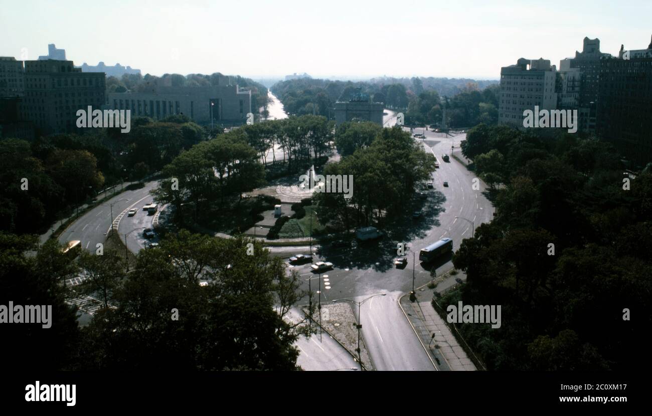 Grand Army Plaza Brooklyn NY 1980 Foto de stock