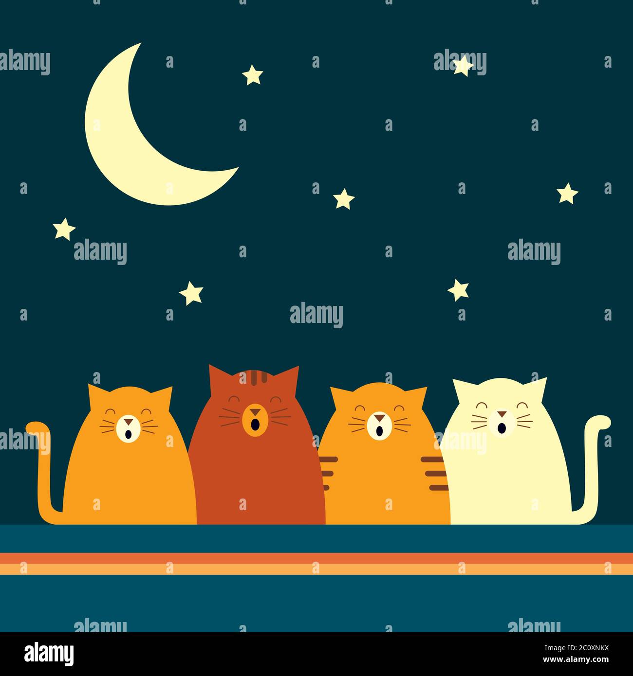Gatos cantando fotografías e imágenes de alta resolución - Alamy