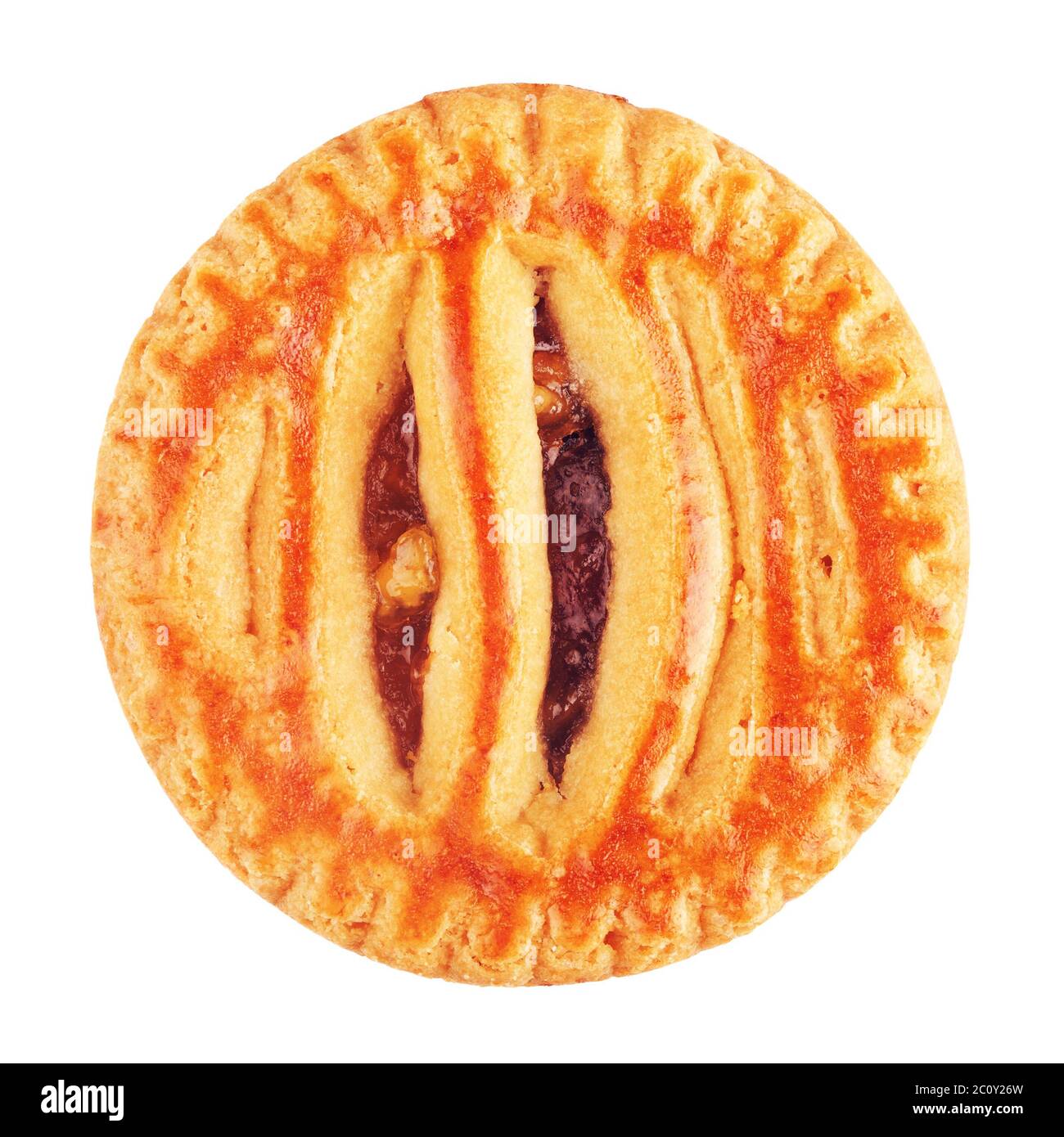 Soft Cookie con Apple Paste Foto de stock