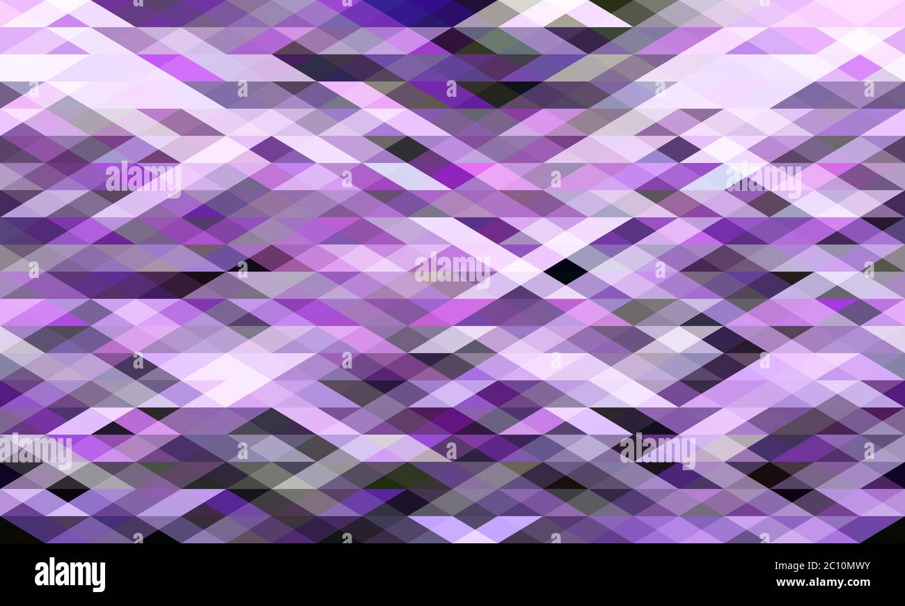 Resumen Antecedentes púrpura con triángulos Foto de stock