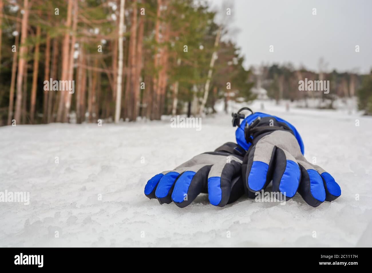 Guantes De Esquí Para Esquiar En Invierno Fotos, retratos