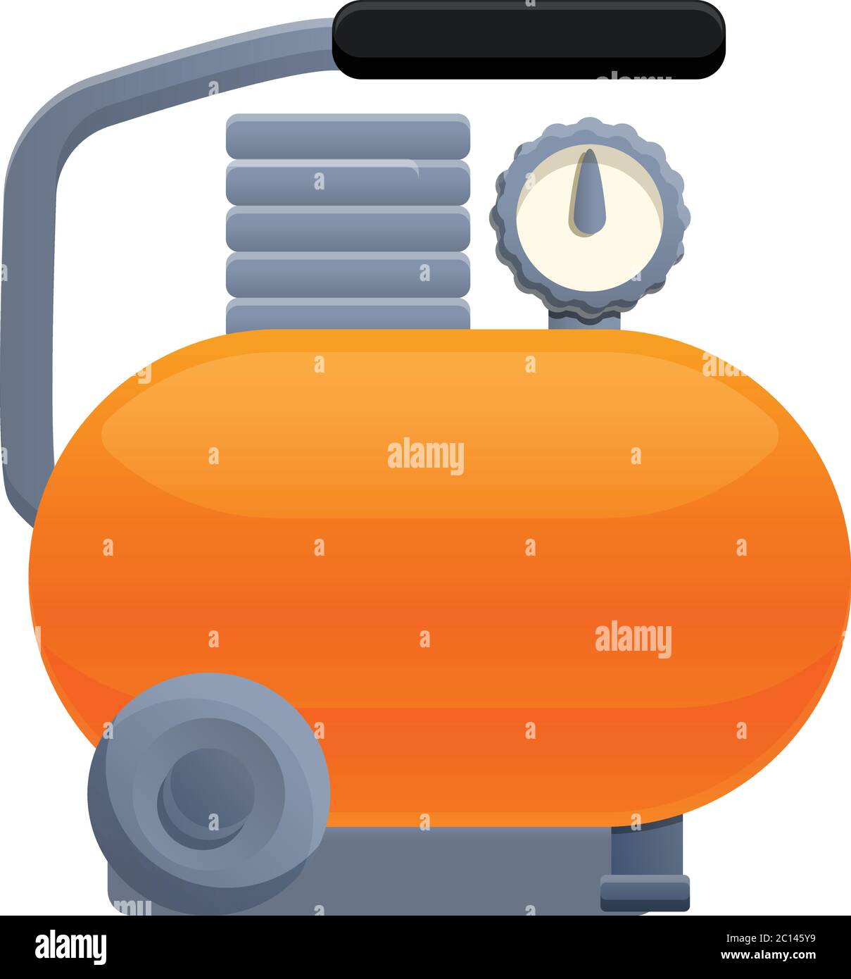 Icono del compresor de aire. Dibujo animado de icono de vector de compresor  de aire para diseño web aislado sobre fondo blanco Imagen Vector de stock -  Alamy
