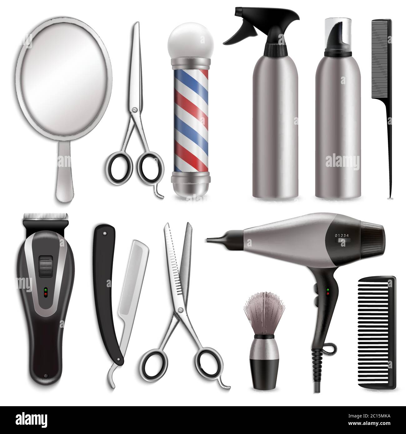 Set barbería con accesorios
