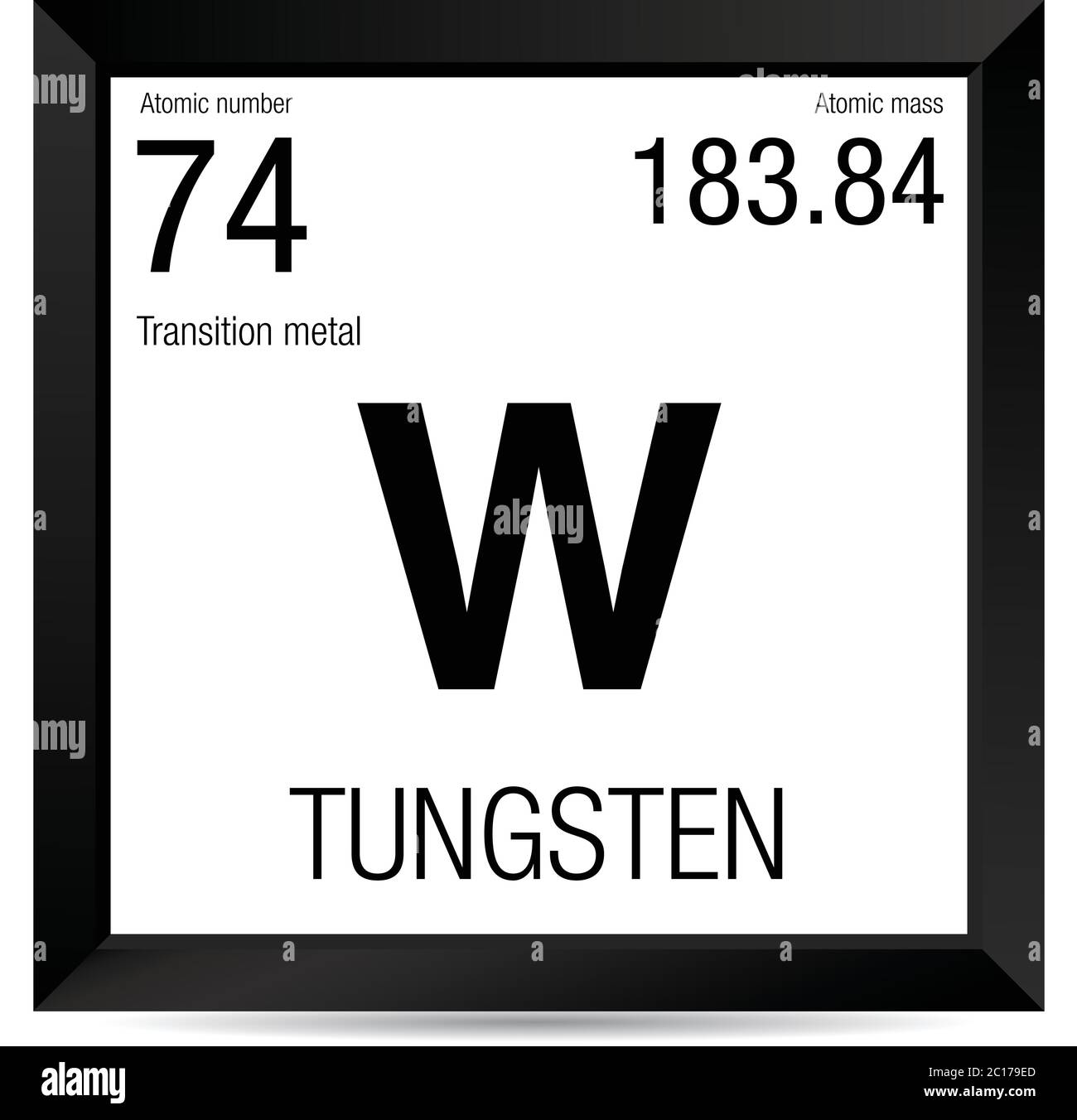 Periodic table atomic number 74 fotografías e imágenes de alta resolución Alamy