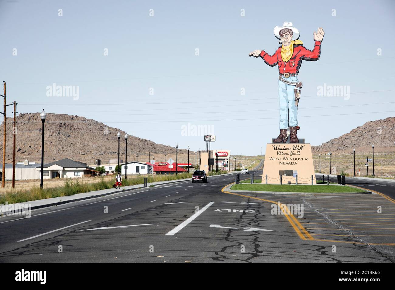Usa, Nevada, West Wendover, I 80, Christian Heeb/ 2016 Foto de stock