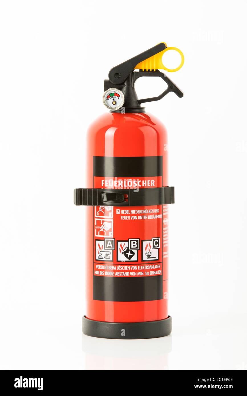 Extintor de incendios Foto de stock