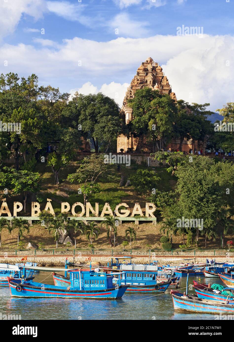 Templo Po Nagar en Nha Trang. Foto de stock