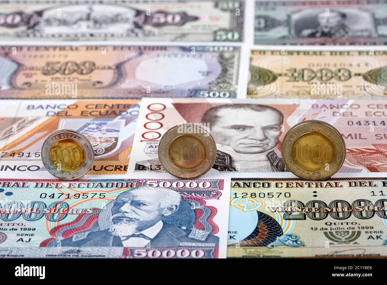 Billetes de dinero ecuador fotografías e imágenes de alta resolución