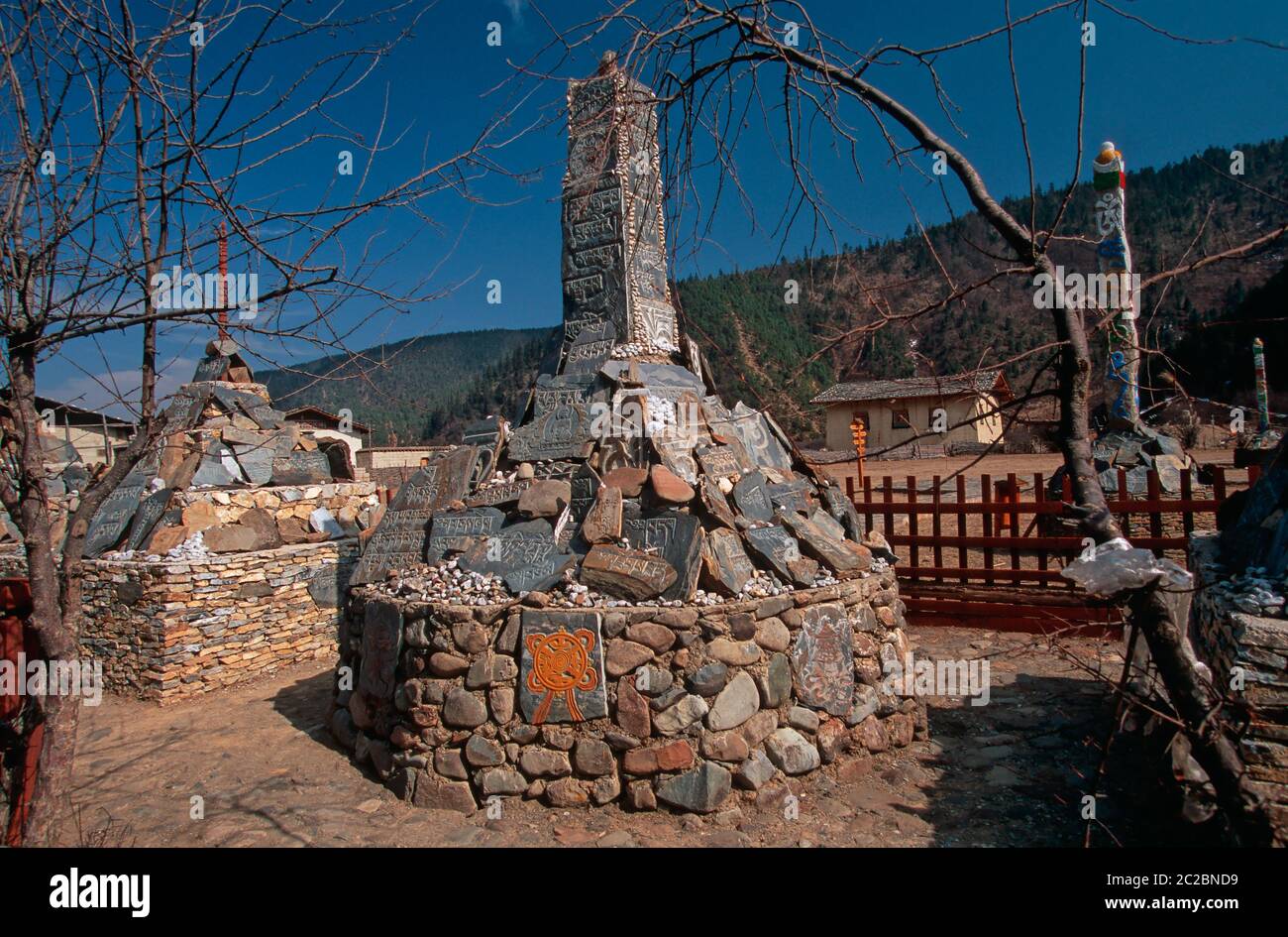 ZHONGDIAN (XIANGELILA) SHANGRI-LA, YUNNAN, MESETA TIBETANA, ALTOPIANO TIBETANO, CHINA Foto de stock