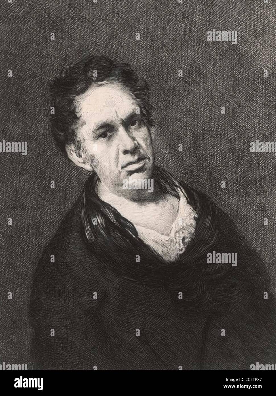 FRANCISCO GOYA (1746-1828) pintor y grabador español Foto de stock