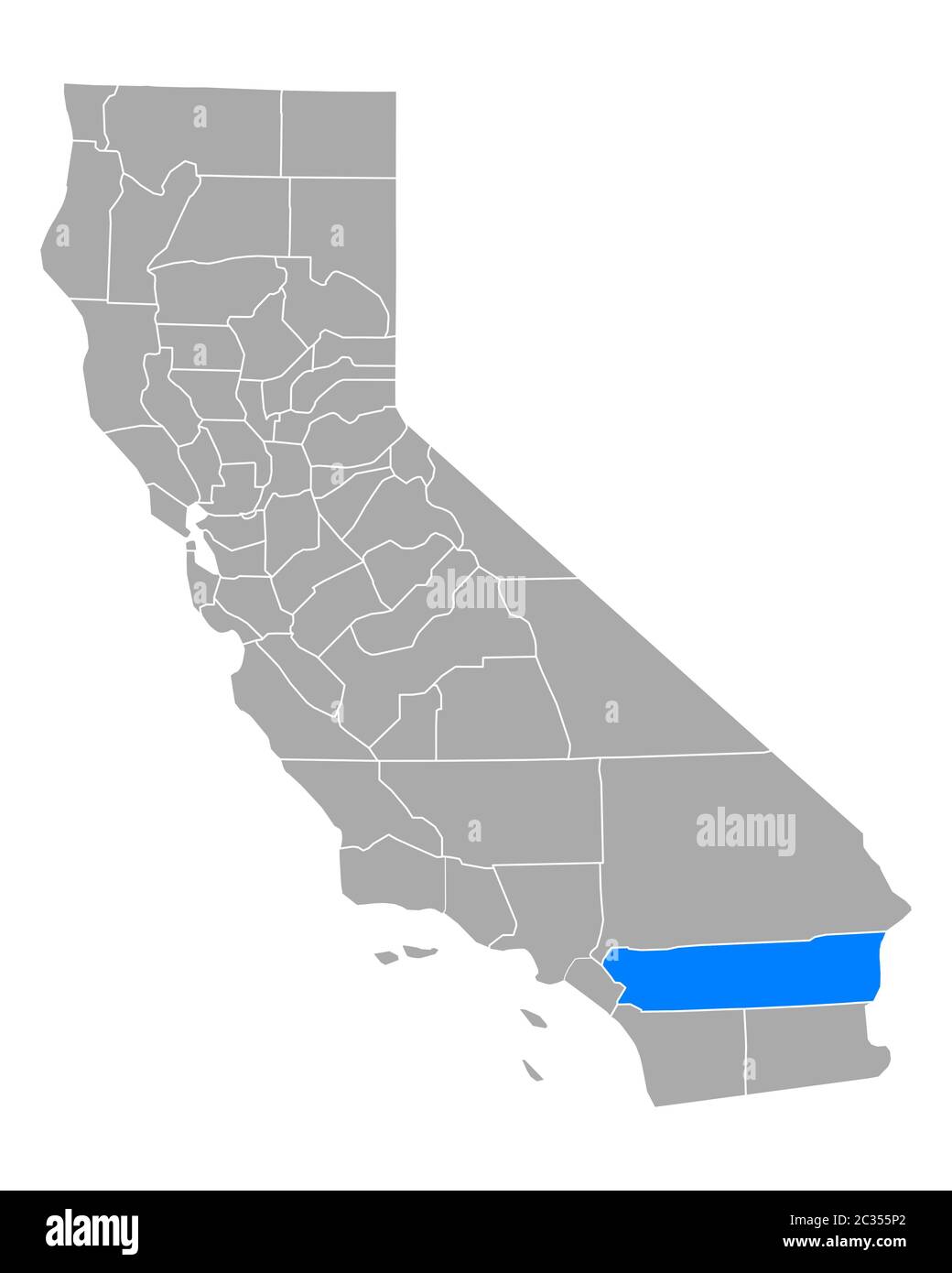Mapa Del Condado De Riverside, California