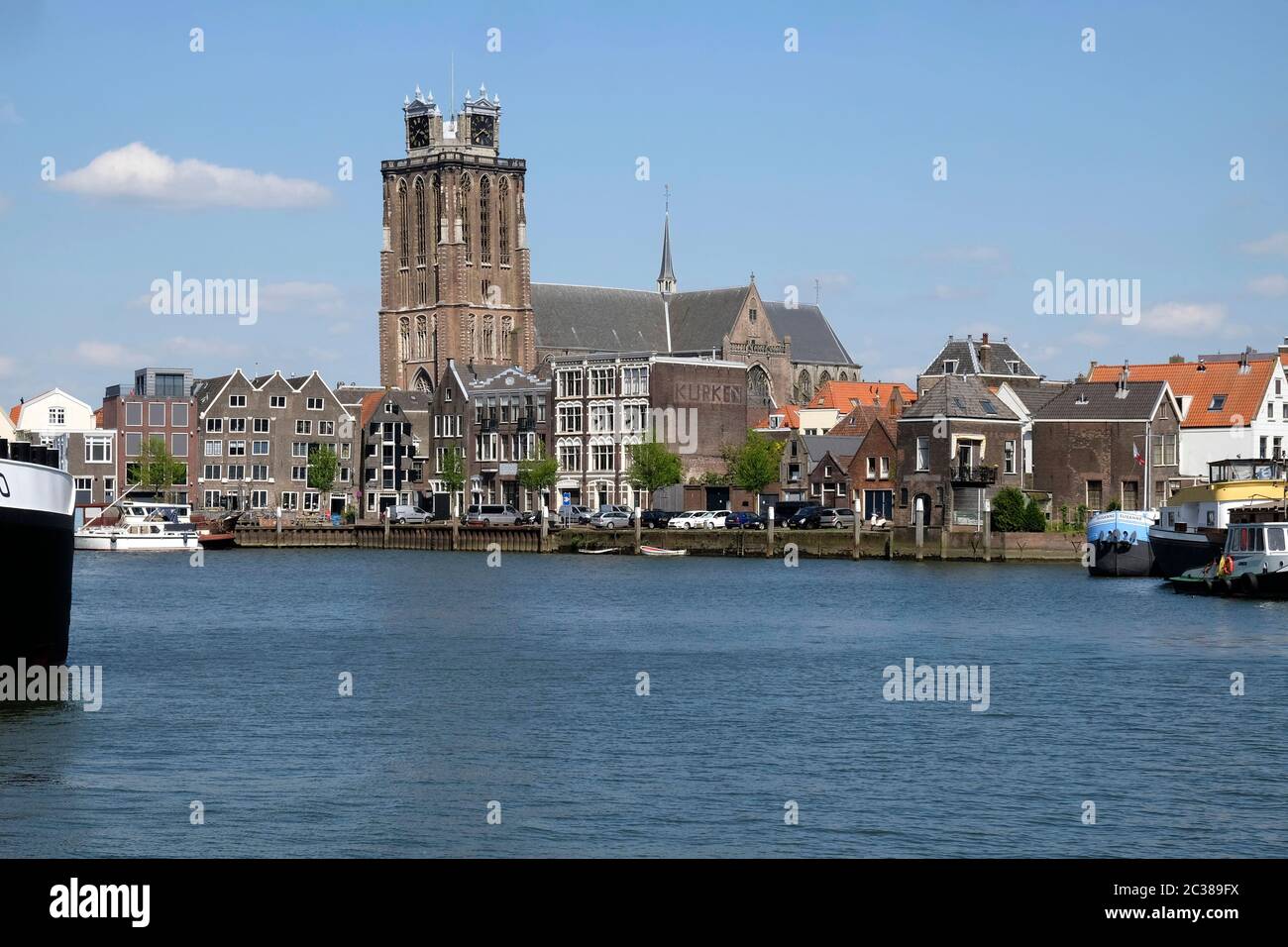 Dordrecht Minster o Iglesia de nuestra Señora del Puerto de Kalkhaven Foto de stock