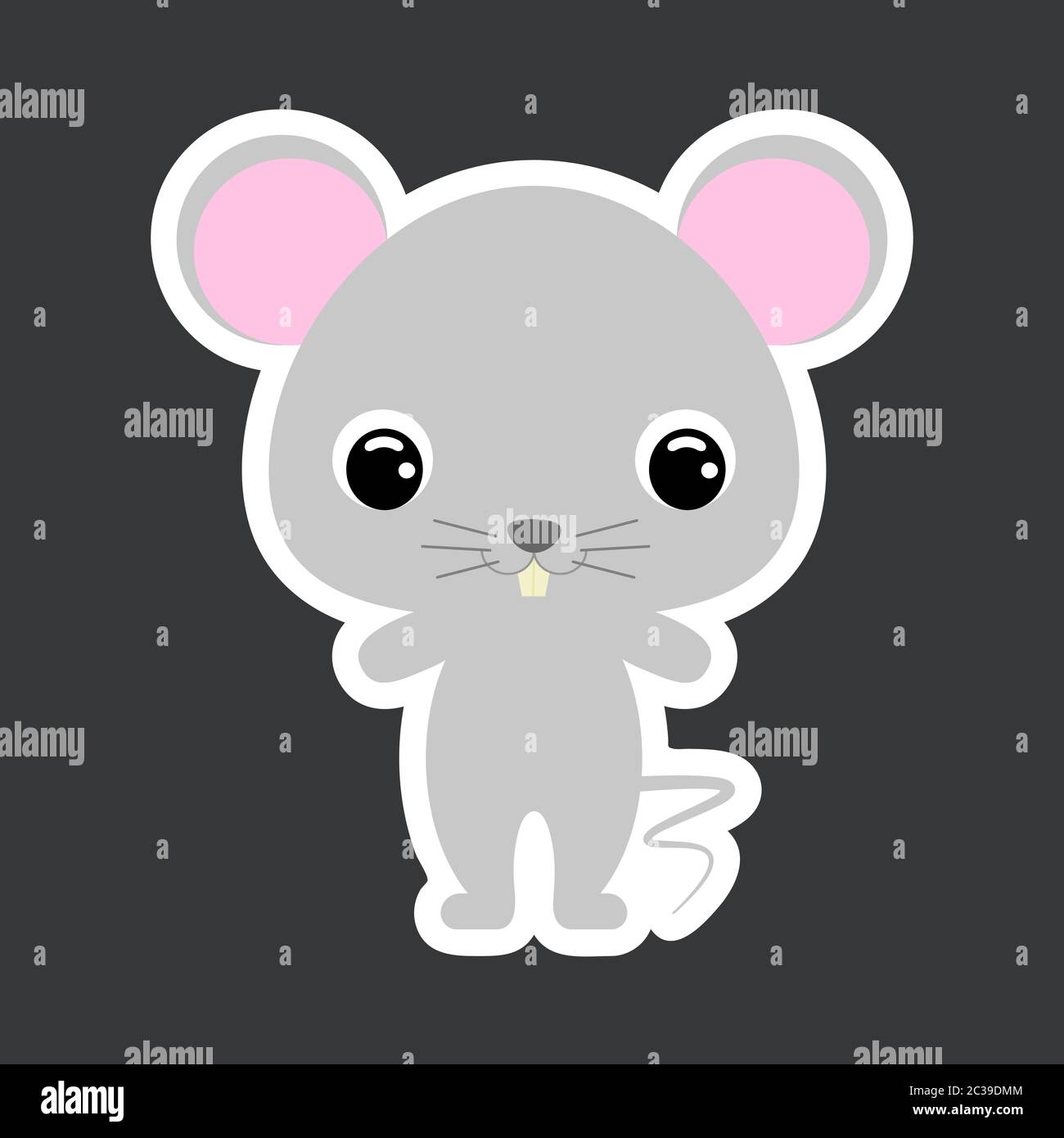 Baby Card Kawaii Mouse Animal Fotos E Imagenes De Stock Alamy