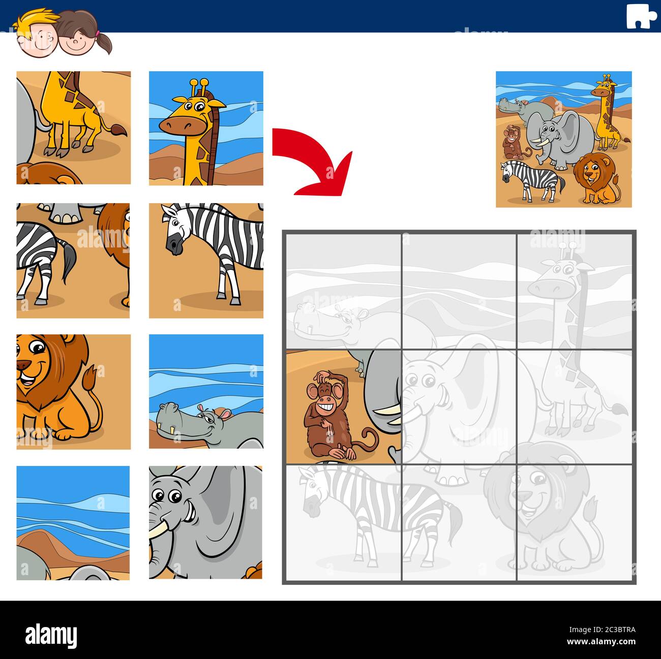 Rompecabezas zebra fotografías e imágenes de alta resolución Alamy