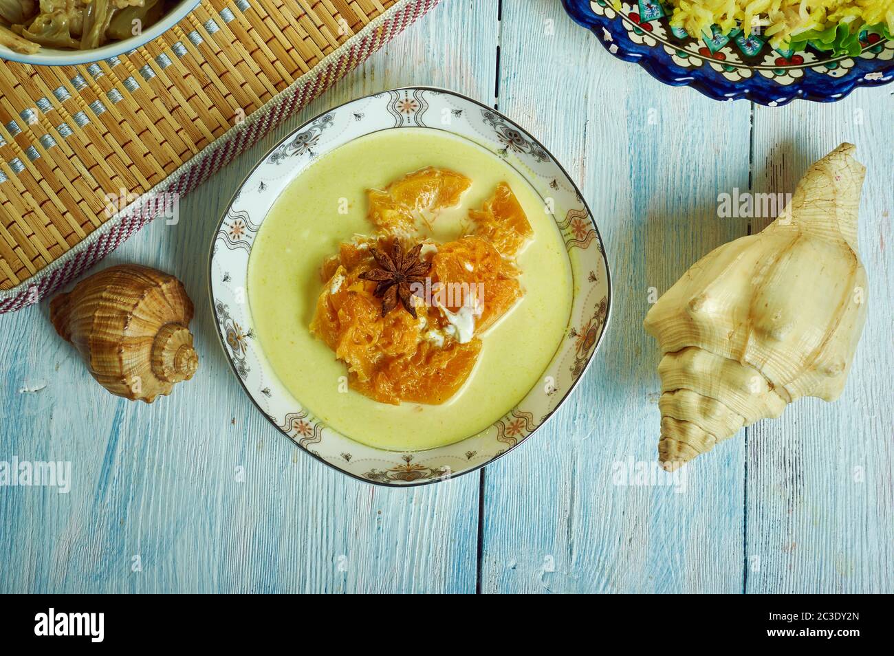 Curry de calabaza de Sri Lanka Foto de stock