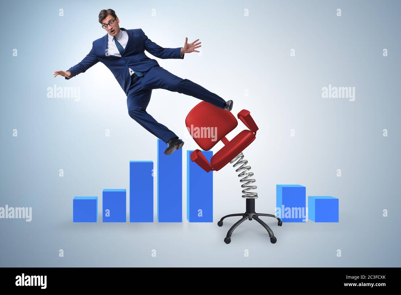 Concepto de despido y despido con empresario Fotografía de stock Alamy