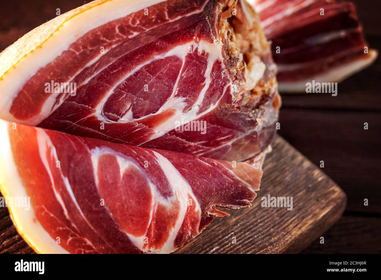 Jamón español, bellota, jamón serrano, crudo, prosciutto italiano