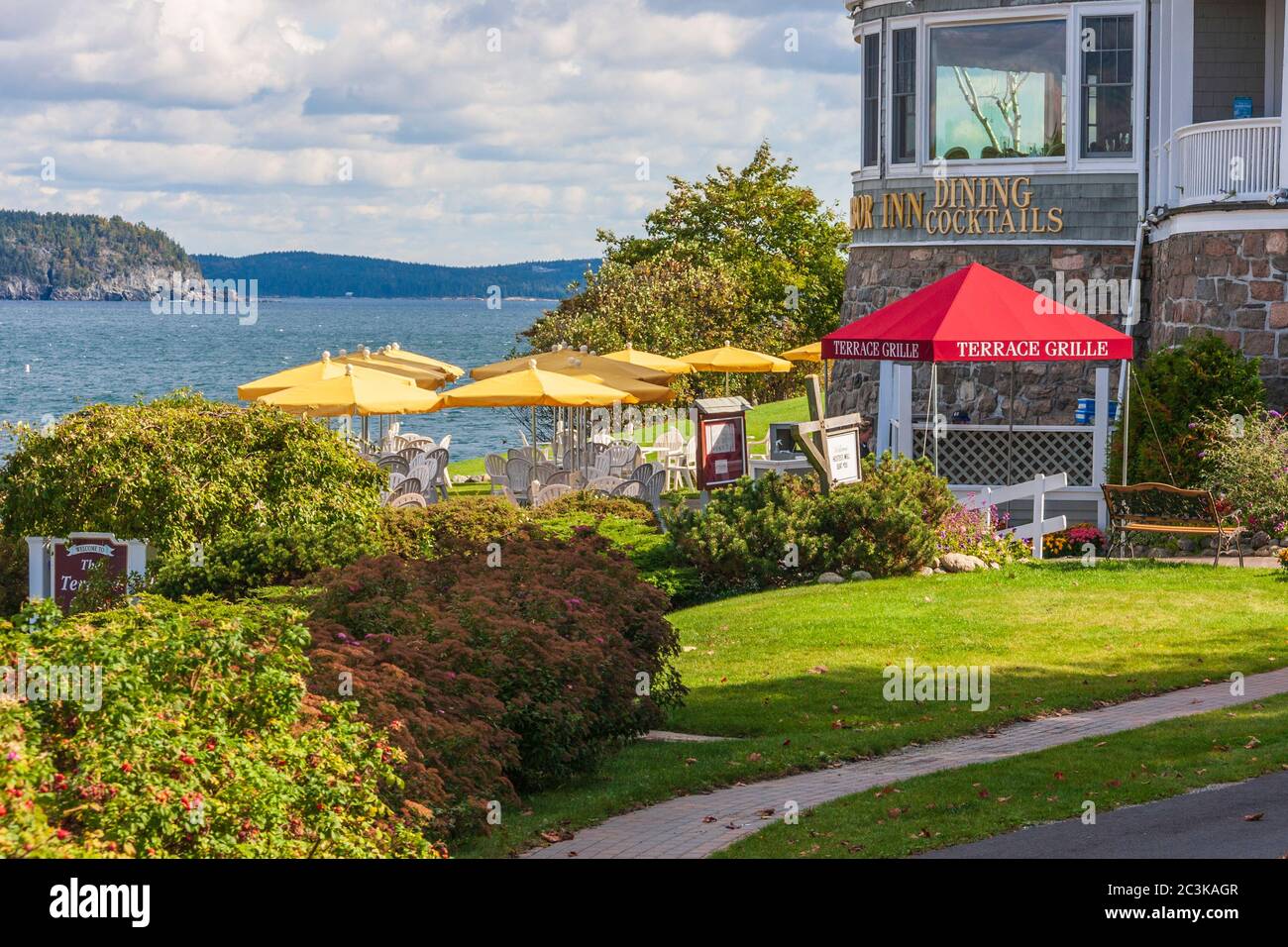 Bar Harbor Inn en Bar Harbor, en Mount Desert Island, es famoso como el