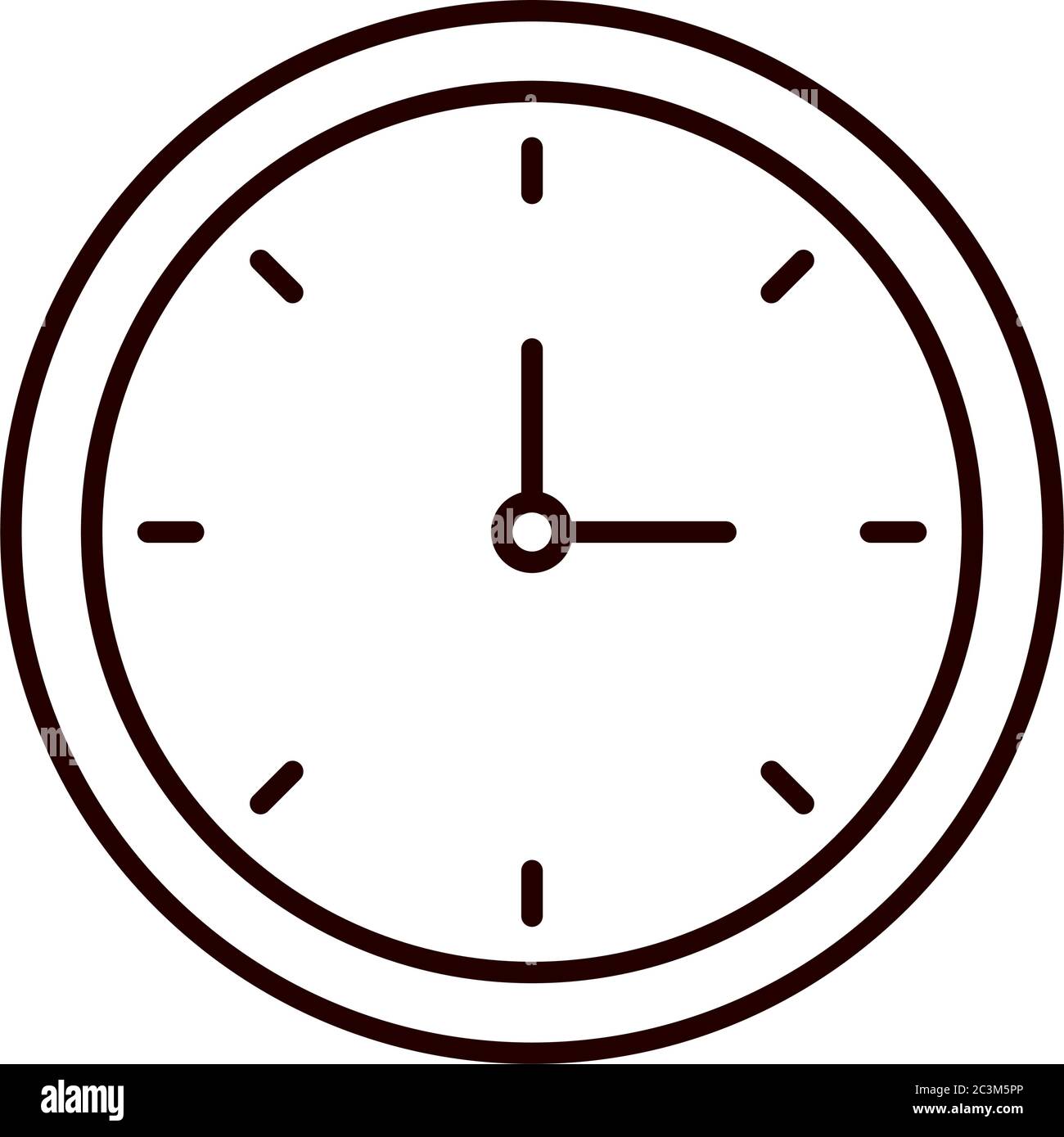 gráfico de vector de la línea de tiempo del reloj y del icono de estilo de  relleno Imagen Vector de stock - Alamy