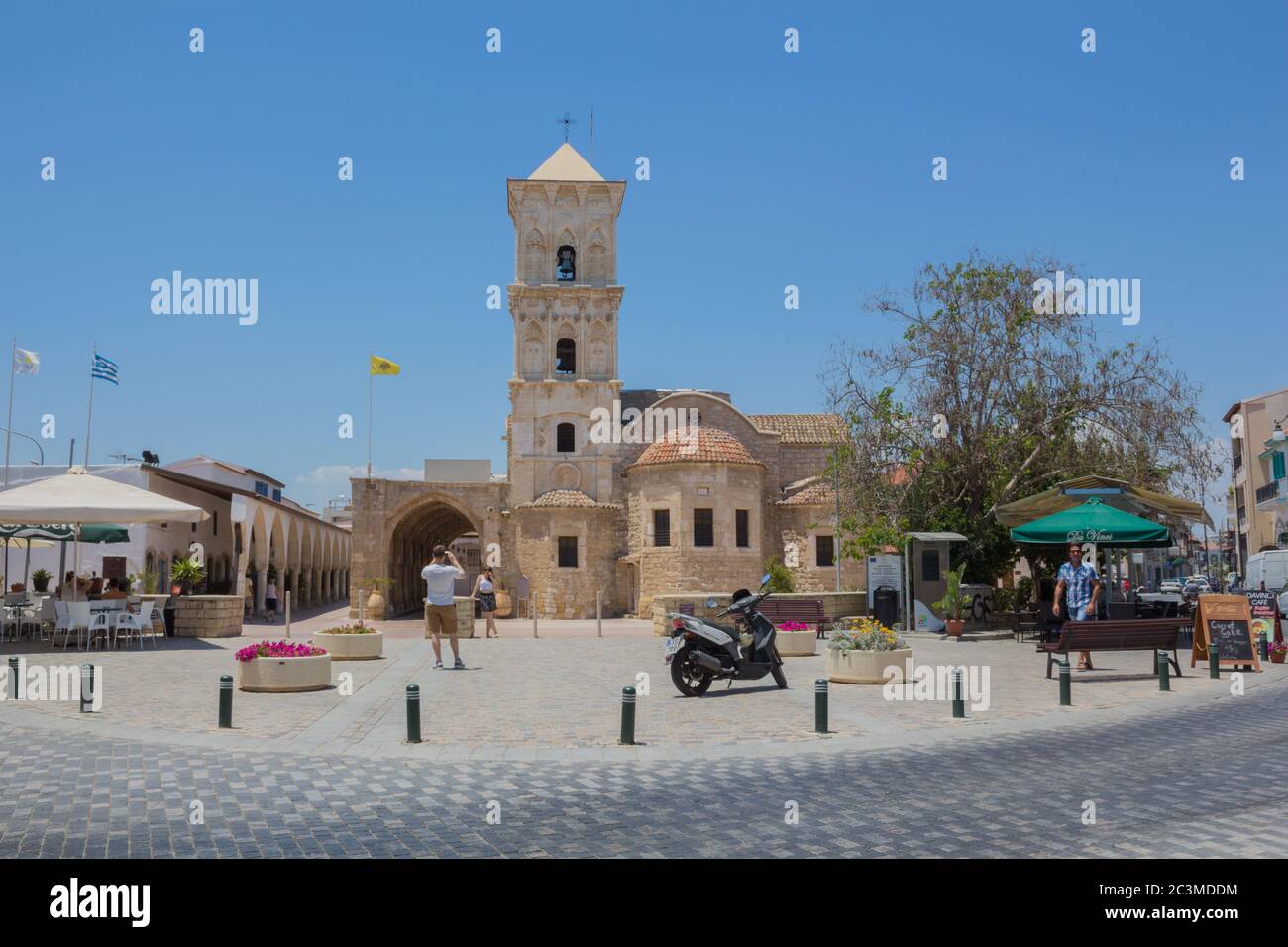 Larnaca, Chipre - 26 de junio de 2015: Iglesia de San Lázaro Foto de stock