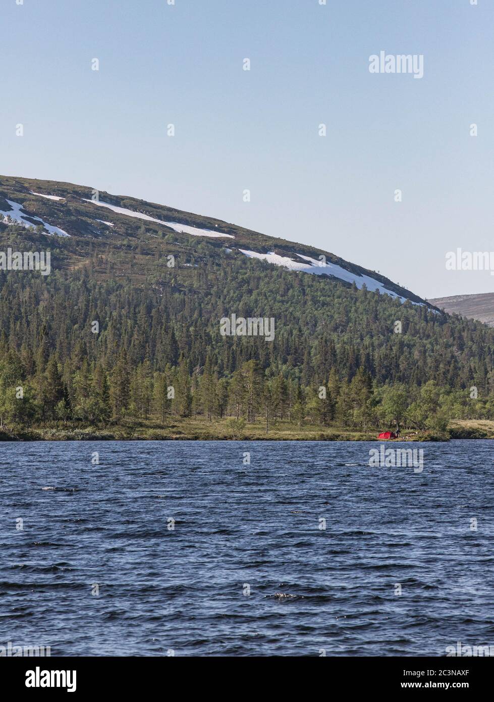 Grövelsjön, Dalarna, Suecia Foto de stock