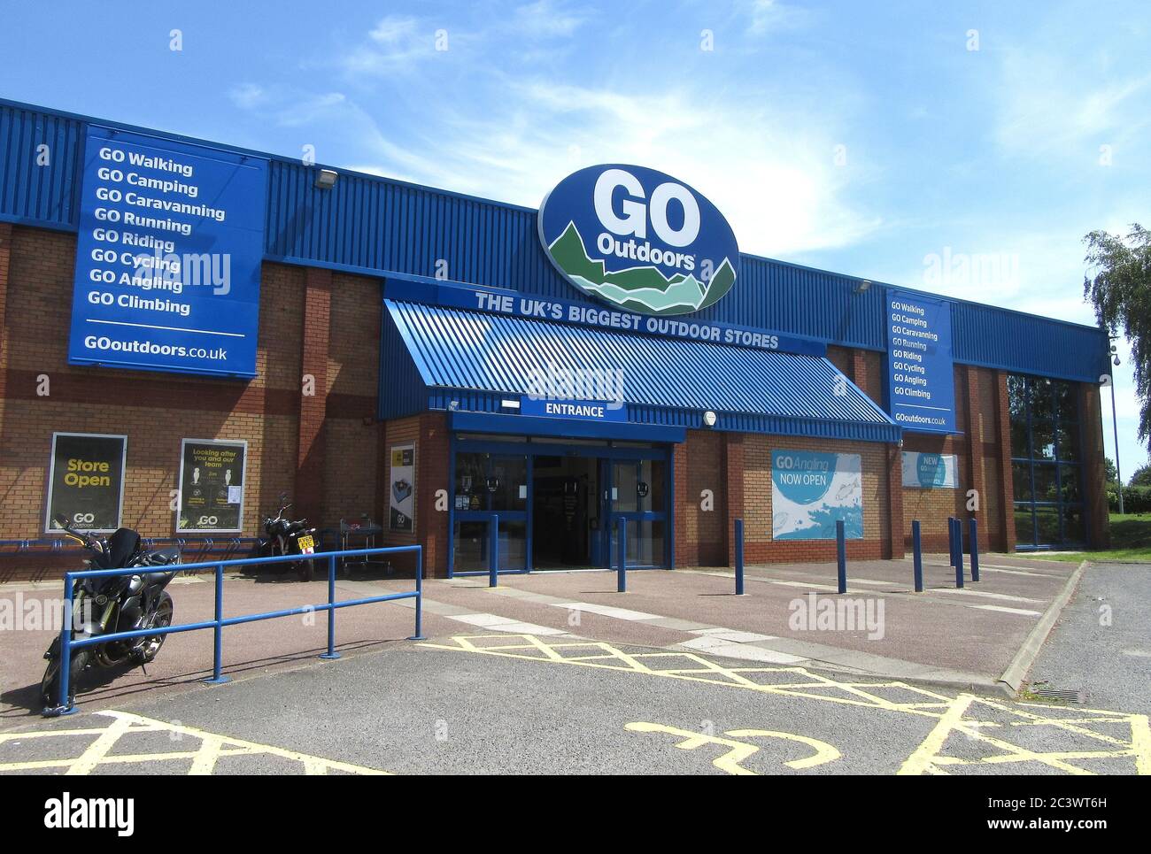 Vista de una tienda Go Outdoors en Londres.los propietarios de Go Outdoors,  JD Sports, han decidido iniciar el proceso de administración a medida que  la Marca se convierte en la última víctima