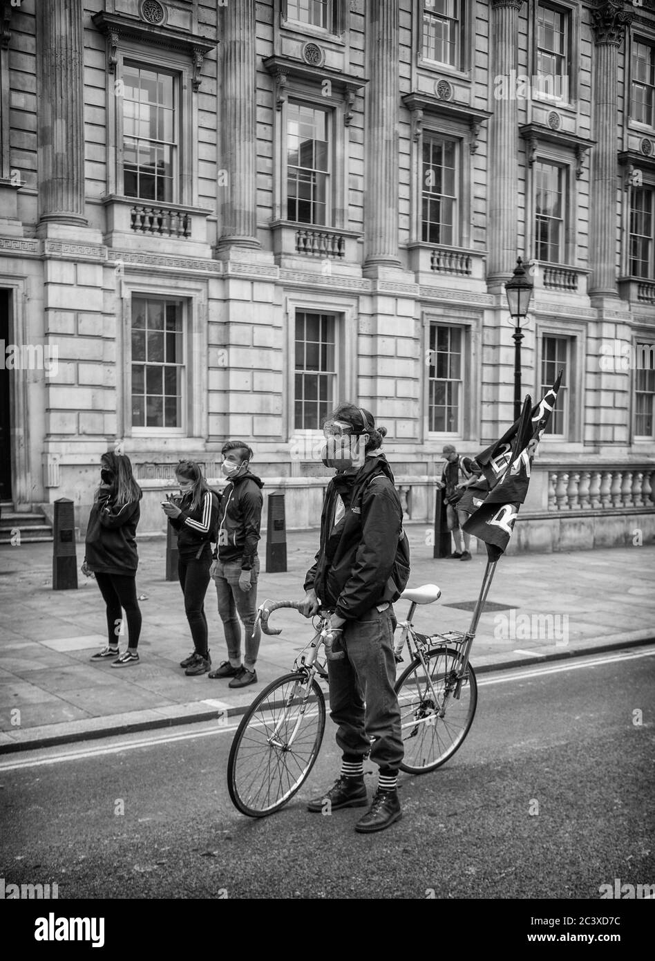 BLM protesta Londres Reino Unido 2020 Foto de stock