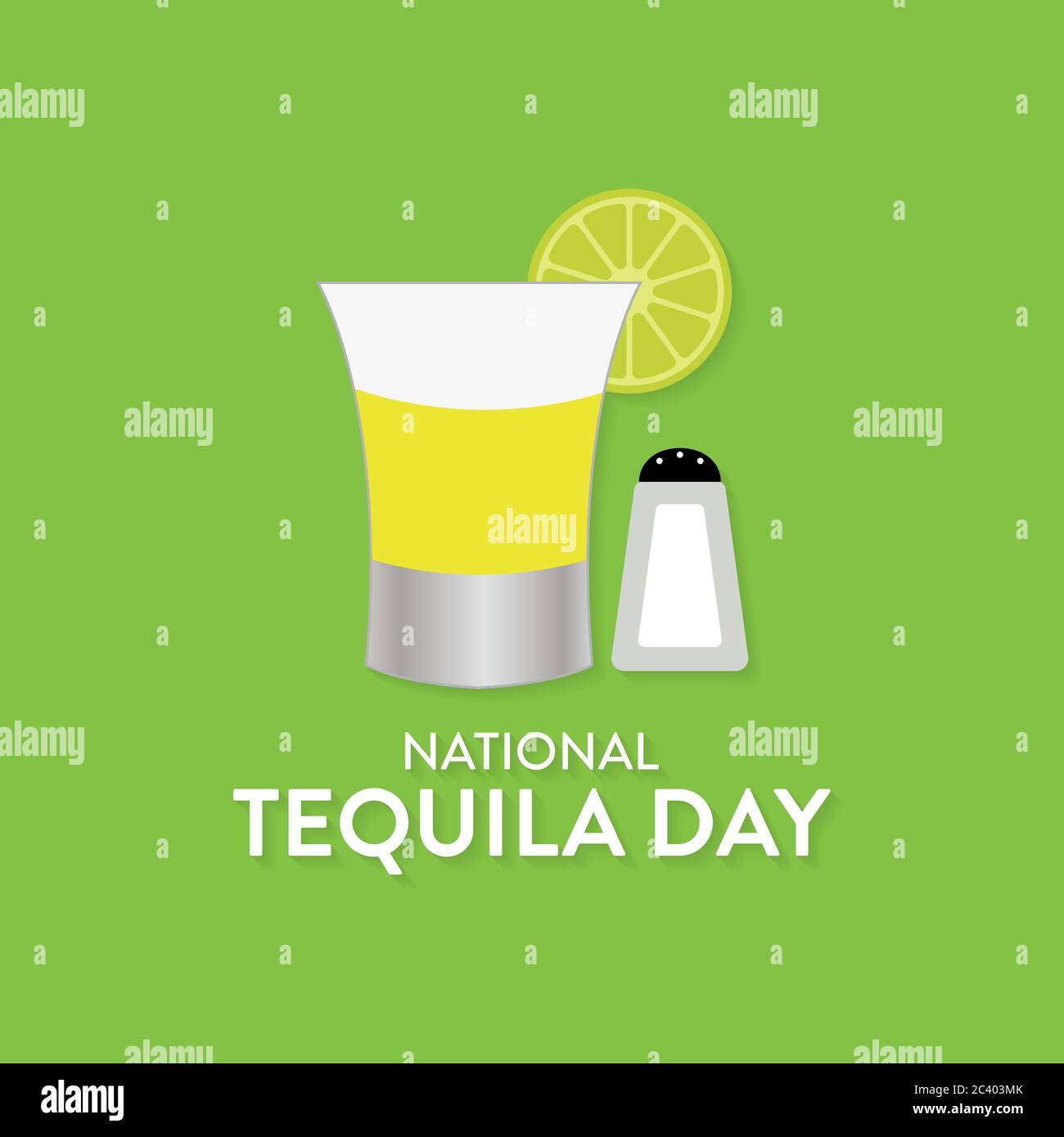 Ilustración vectorial sobre el tema del día Nacional del Tequila