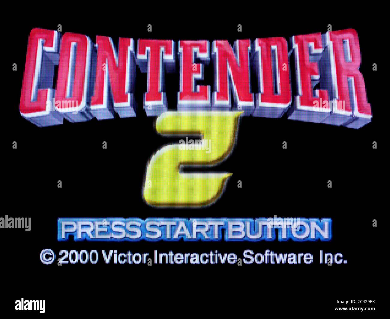 Contender 2 - Sony PlayStation 1 PS1 PSX - solo para uso editorial Foto de stock