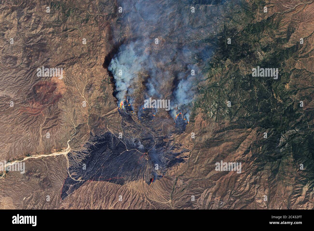 Phoenix arizona satellite image fotografías e imágenes de alta