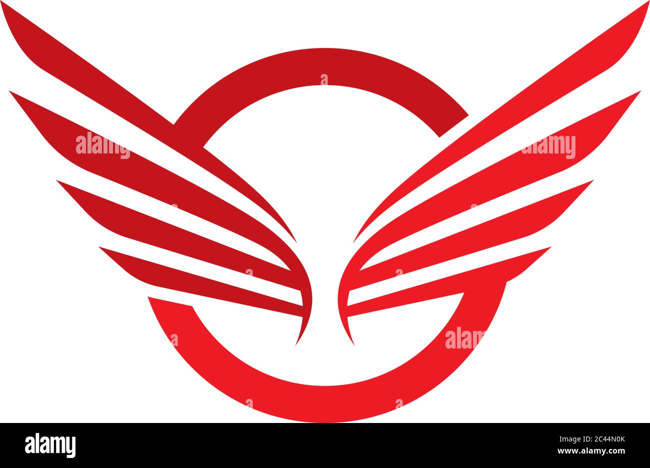 Logotipo símbolo ala plantilla diseño ilustración Imagen Vector de stock Alamy Logotipo símbolo ala plantilla diseño ilustración Imagen Vector de stock Alamy