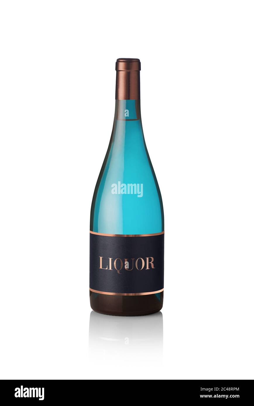 Licor azul fotografías e imágenes de alta resolución - Alamy