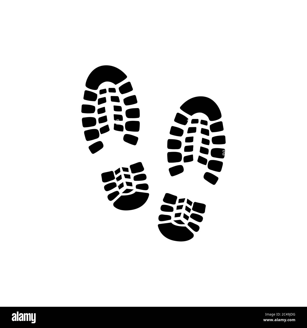 pie de imprenta suela zapatos sobre blanco Ilustración del Vector