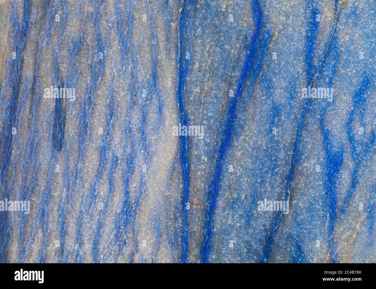 Estructura de mármol azul, estructura de piedra, superficie lisa Foto de stock