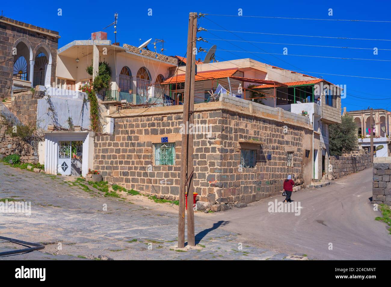 Shahba, Philipopolis, Siria Foto de stock