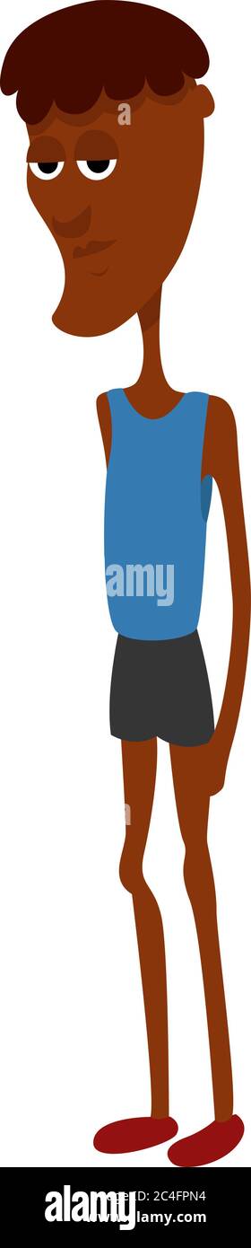 Hombre flaco dibujos animados Imágenes recortadas de stock - Alamy