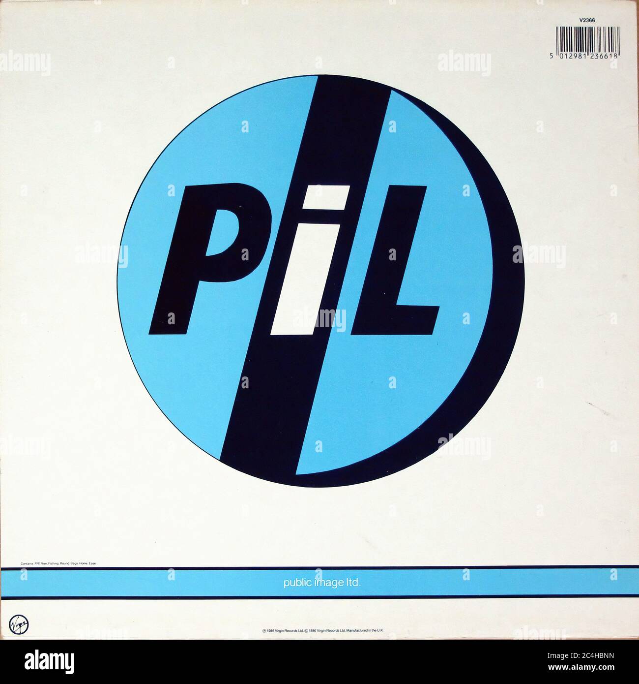 Public Image Ltd Album 12'' LP Vinyl - PIL Vintage Record Cover 02  Fotografía de stock - Alamy