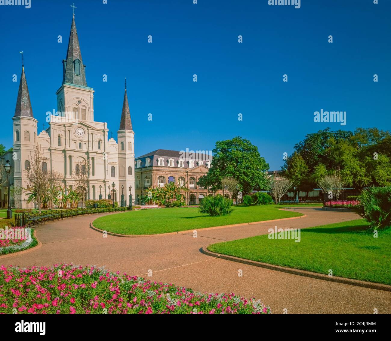 La CatedralBasílica de San Luis, Rey de Francia también es conocida