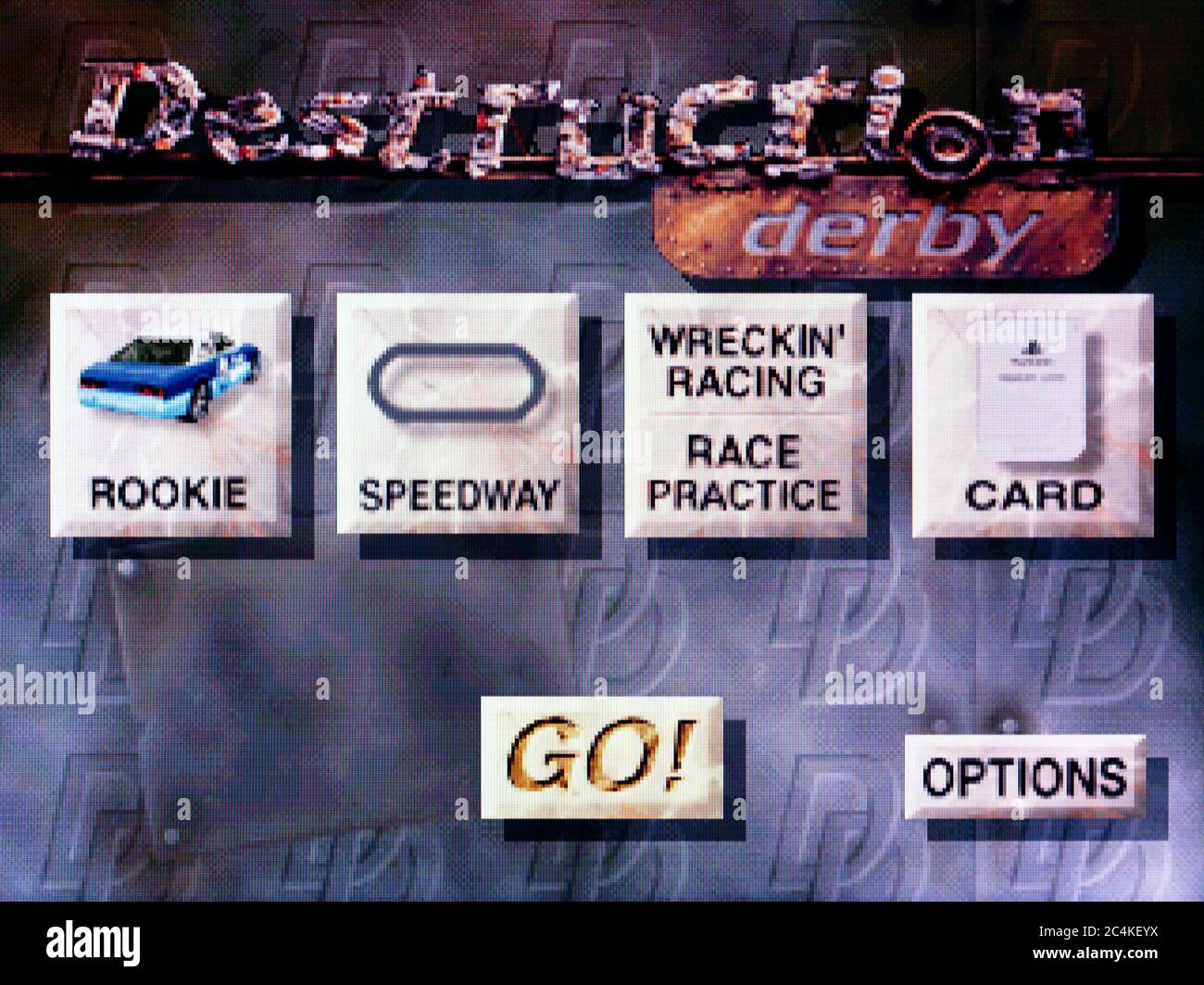 Destruction Derby - Sony PlayStation 1 PS1 PSX - solo para uso editorial Foto de stock