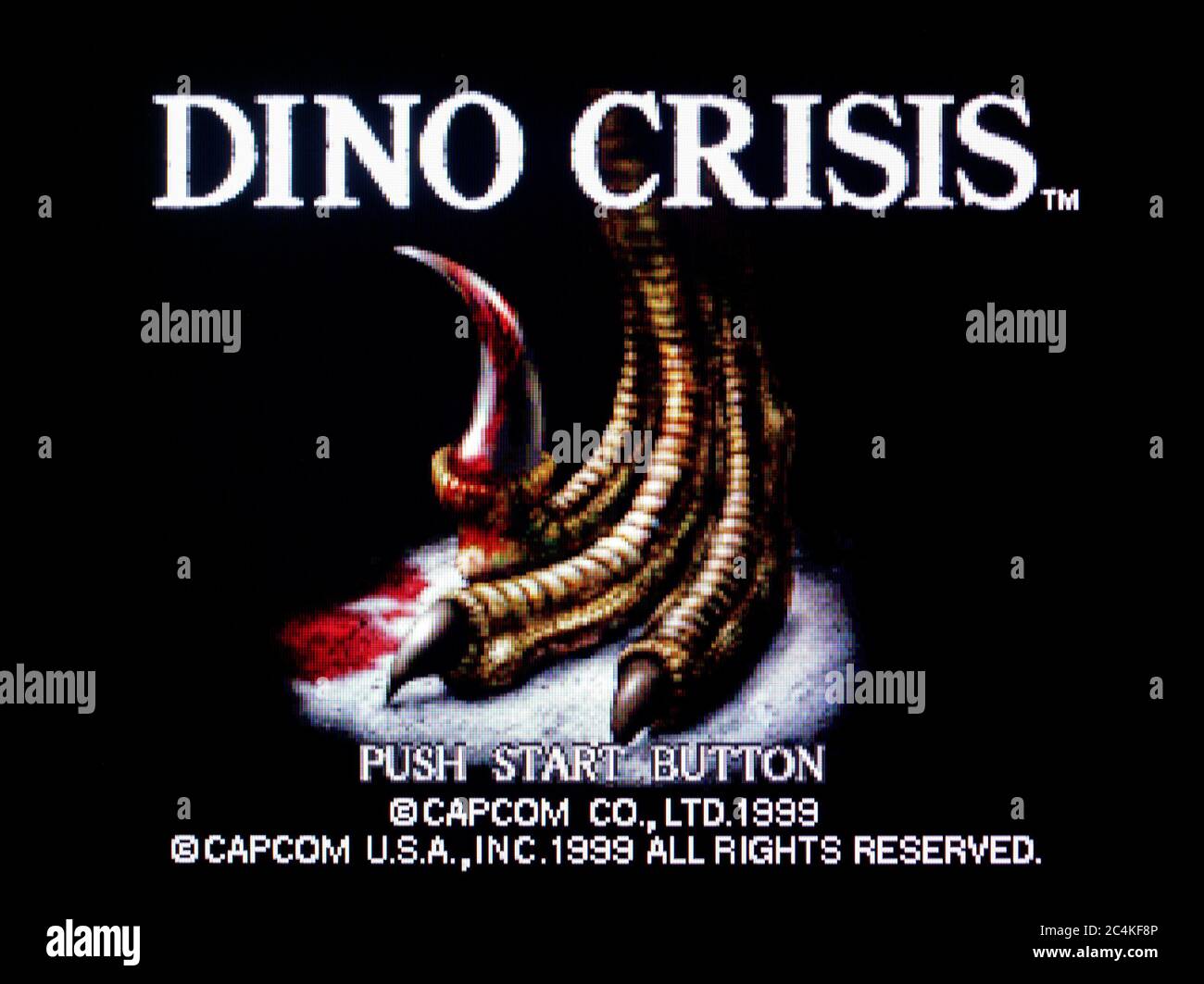 Dino crisis - Sony PlayStation 1 PS1 PSX - solo uso editorial Foto de stock