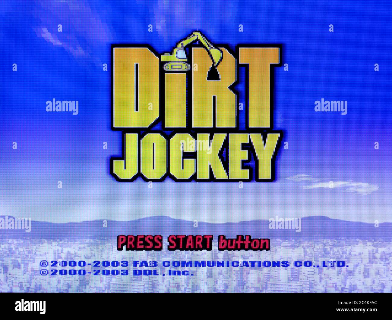 Dirt Jockey - Sony PlayStation 1 PS1 PSX - solo para uso editorial Foto de stock